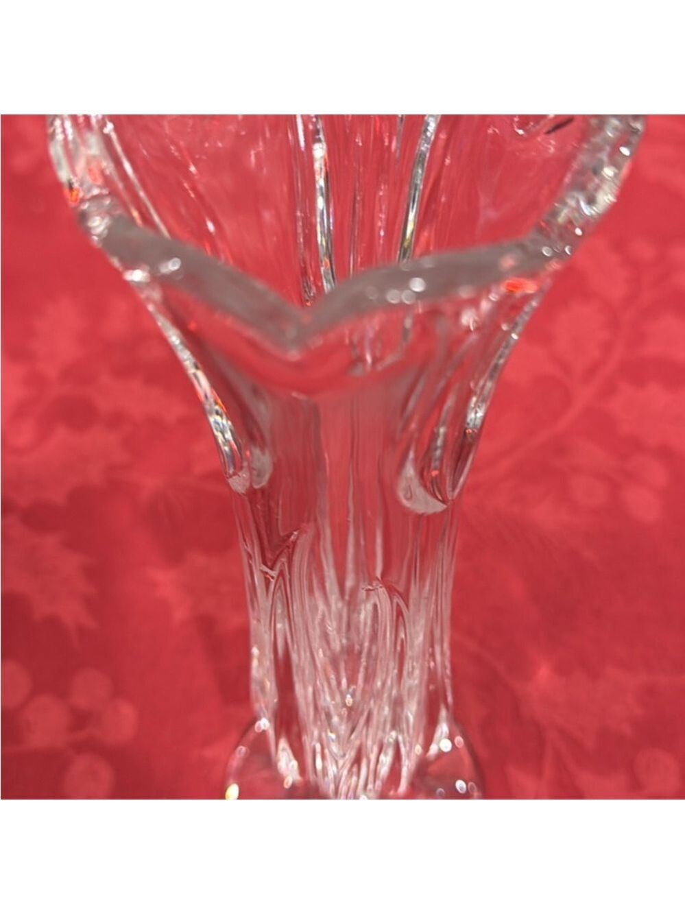 Gorham Crystal Tulip Vase